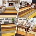 thumbnail image 5 of 6'x9' Area Rugs, Farmhouse Yellow Brown Indoor Outdoor Area Rug for Living Room Bedroom, Retro Vintage Wood Washable Bathroom Rugs Kitchen Floor Carpet Mats Home Decor Aesthetic, 5 of 8