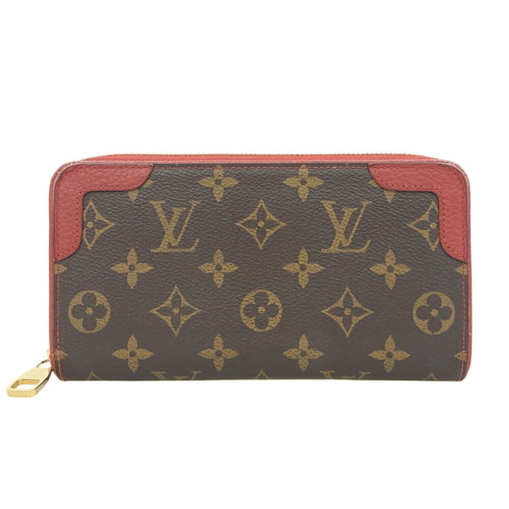 Pre-Owned Louis Vuitton Monogram Zippy Wallet Retiro M61854 Round Long (Good)