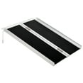 thumbnail image 3 of Wheelchair Ramp 3FT, Folding Aluminum Threshold Ramp with Non-Slip Surface, Transition Plates, 600lbs Weight Capacity, 3 of 7