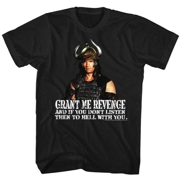Conan The Barbarian Revenge Black Adult T-Shirt