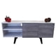 thumbnail image 4 of Mueble para TV Hogare 50' Centro de entretenimiento Blanco Gris Storm, 4 of 8