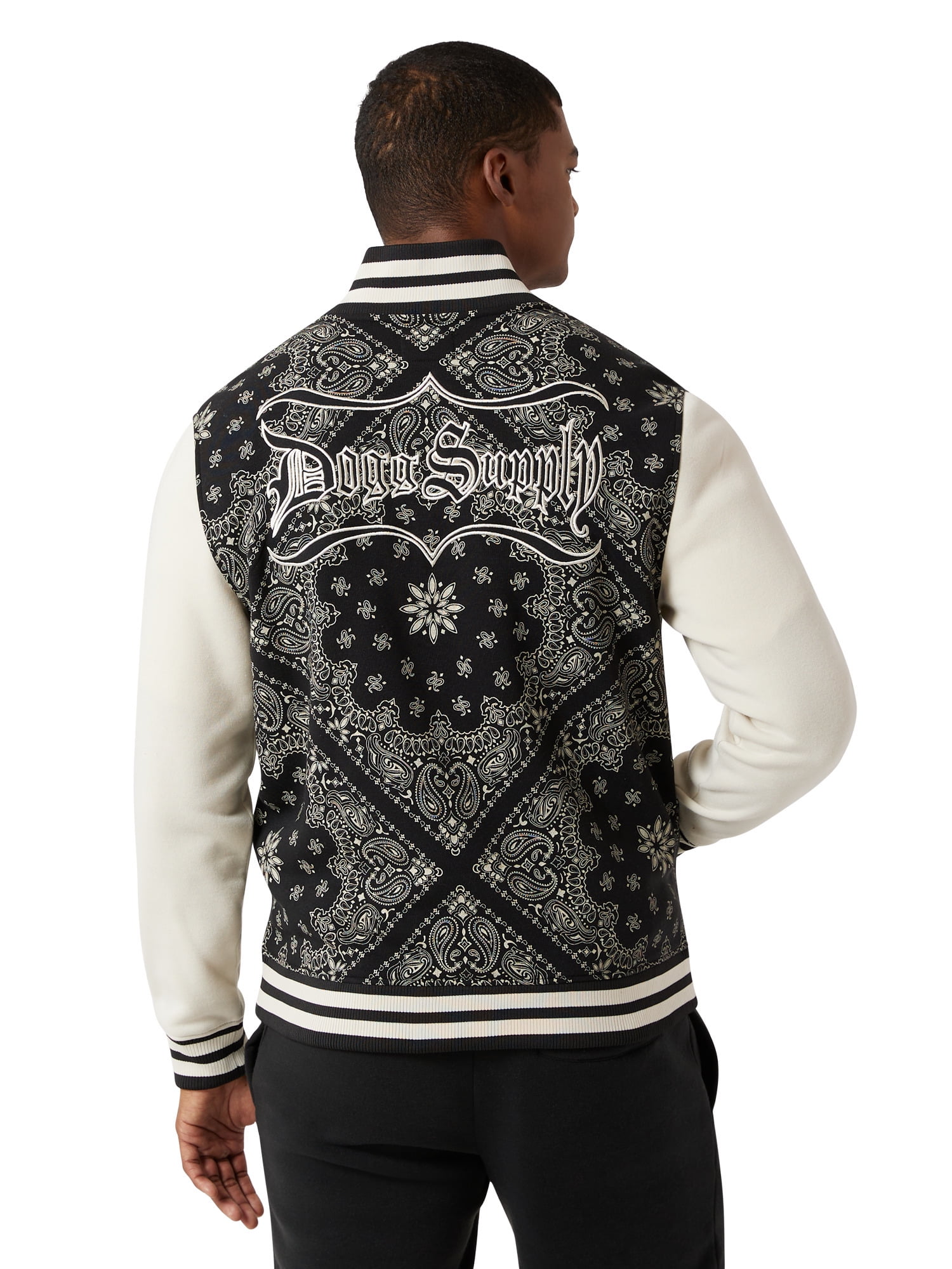 Dogg Supply by Snoop Dogg Men's & Big Men's Varsity Jacket, Sizes XS-3XL