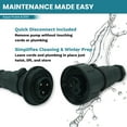 thumbnail image 4 of Half Off Ponds Aqua Pulse Submersible Pond Pump for Waterfalls, 8000 GPH, 0.72 HP, 200 ft Cord with Quick Disconnect, 4 of 9