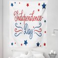thumbnail image 1 of 4th of July Tapestry, Colorful Ornamental Patriotic Celebration Text Illustration US Art Print, Fabric Wall Hanging Decor for Bedroom Living Room Dorm, 5 Sizes, White Multicolor, by Ambesonne, 1 of 1