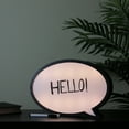 thumbnail image 3 of Northlight 13" Battery Operated LED Lighted Speech Bubble White Board, 3 of 6