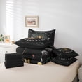 thumbnail image 5 of Homewish Magic Life Tree Bedding Comforter Set 7 Pieces, Rustic Mystic Moon Sun Full Bedding Set, Teens Adult Men Women Reversible Fitted Sheet Flat Sheet, Breathable Home Decor, 5 of 7