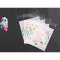 thumbnail image 2 of 300pcs Cookies Packaging Bags Flower Pattern Candy Bags Packaging Bags Self Adhesive Pouch for Bakery Candy Gift(100pcs for Three Size Random Color), 2 of 8