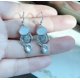 thumbnail image 4 of Xiao Hua Pendientes colgantes de estilo retro, nuevos y únicos, para mujer, estilo étnico bohemio, vintage (plateados)., 4 of 4