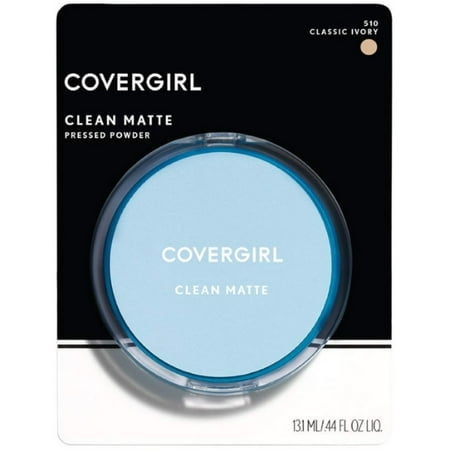 CoverGirl Clean Oil Control Compact Pressed Powder, Classic Ivory [510] 0.35 (Best Oil Control Compact Powder)