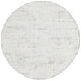 thumbnail image 2 of Unique Loom Outdoor Modern Collection Area Rug - Cartago (3' Round Gray/Ivory), 2 of 6