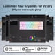 thumbnail image 4 of Teclado Mecánico Inalámbrico Motospeed SK62 BT Para Videojuegos, 61 Teclas, Retroiluminación RGB, Interruptor Rojo, Unidad Macro Para Ordenador Portátil Y PC, 4 of 7