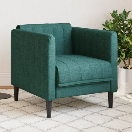 vidaXL Sofa Chair Dark Green Fabric