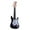 Black, variant on Electric Guitar Classic Solid Body Six String Instrument with Maple Neck and Rosewood Fingerboard for Musicians and Beginners
