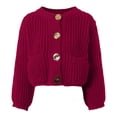 thumbnail image 4 of ASEIDFNSA Womens Oversized Cardigan Sweaters Chunky Knit Button Down V Neck Pockets Fall Casual, 4 of 4