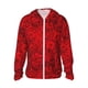 thumbnail image 1 of Fotbe Red Rose Chaqueta con Protección Solar UPF 50+ para Hombre y Mujer, Camisa con Capucha y Bolsillos-X-Large, 1 of 7