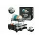 thumbnail image 1 of Escurridor Trastes Xtellar  Pro 2 niveles bandeja con canaleta 360° color negro, 1 of 4