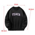thumbnail image 3 of Jersey Tops Cuello Redondo Jersey Ligero Suave Manga Larga Sudadera De Moda M, 3 of 8