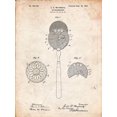 thumbnail image 2 of Borders, Cole 19x24 White Modern Wood Framed Museum Art Print Titled - PP975-Vintage Parchment Ophthalmoscope Patent Poster, 2 of 4