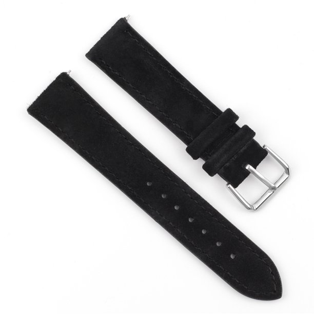 Reloj de piel de ante con accesorios Correa de piel de vacuno con costuras rápidas Correa desmontable 18 20 22 24mm