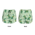 thumbnail image 5 of Xecao's Cute Dinosaurs in Space for a double-layer running short for women, perfect for gym, tennis, and more, featuring a convenient pocket., 5 of 9