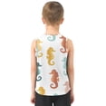 thumbnail image 3 of Colorful Searhorses Cute Vest Undershirt Tank Top Sleeveless Quick Dry L, 3 of 7
