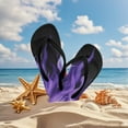 thumbnail image 4 of Psesaysky Kids Boys Girls Flip Flops Purple Flame Print Comfort Quick-Dry Beach Pool Thong Sandals(Little Kid/Big Kid) Size 12.5, 4 of 7