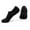 Black, variant on qolati No Show Socks Womens and Men Low Cut Ankle Socks Non-Slid Athletic Running Novelty Casual Invisible Liner Socks