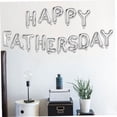 thumbnail image 3 of Luxshiny Plated Silver Balloons Decorations Set for Father's Day Party with Foil Balloons, 3 of 7