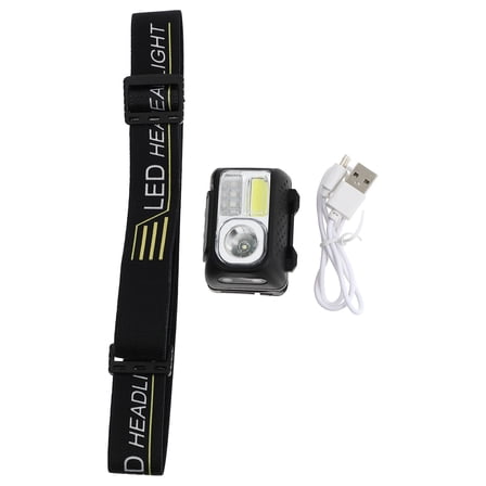 OUNONA Assorted Color Outdoor Headlamp with Built-in USB Charging and Multi-Use or Light