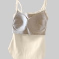 thumbnail image 4 of Warop Women's Solid Color Lace Camisole with Built-in Bra, Slimming Shapewear Tank Top for Versatile Daily Wear and Layering, 4 of 6