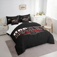 thumbnail image 3 of Castle Fairy Kids Teens Ice Hockey Bedding Comforter Set 7 Pieces,Ball Gamer Full Bedding Set Lightweight,Sport Theme Fitted Sheet Flat Sheet,Super Cozy Room Decor,Reversible, 3 of 8