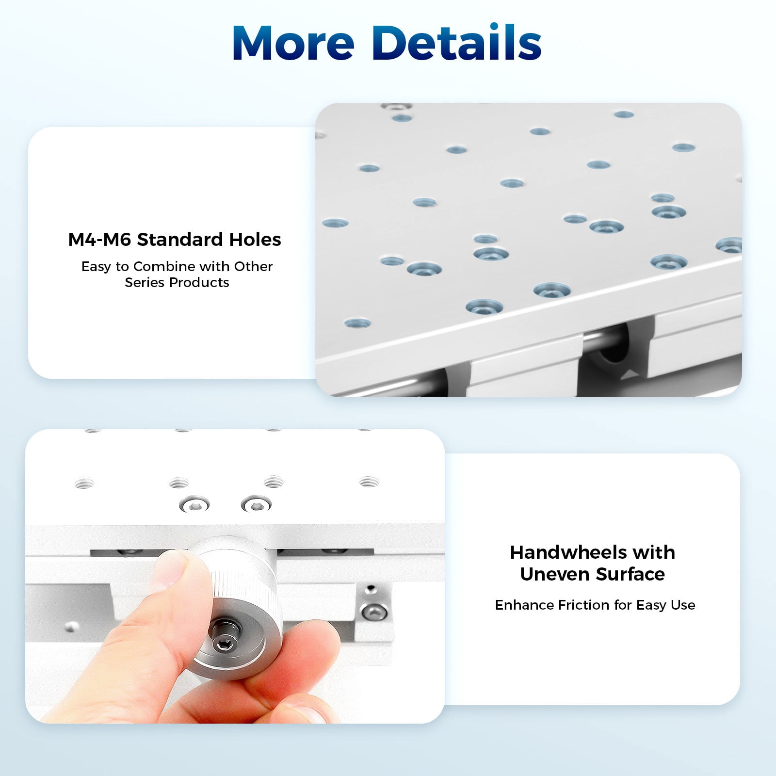 Miumaeov 3 Axis XYZ 3D Aluminum Alloy Work Table Working Platform For Laser Marking Engraving Machine
