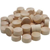 General Tools 1/2 In. Hardwood Flat Head Plug (45-Count) 315012