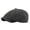 Black, variant on Men's Herringbone Tweed Newsboy Cap Classic Wool Blend Flat Cap Adjustable Vintage Hat