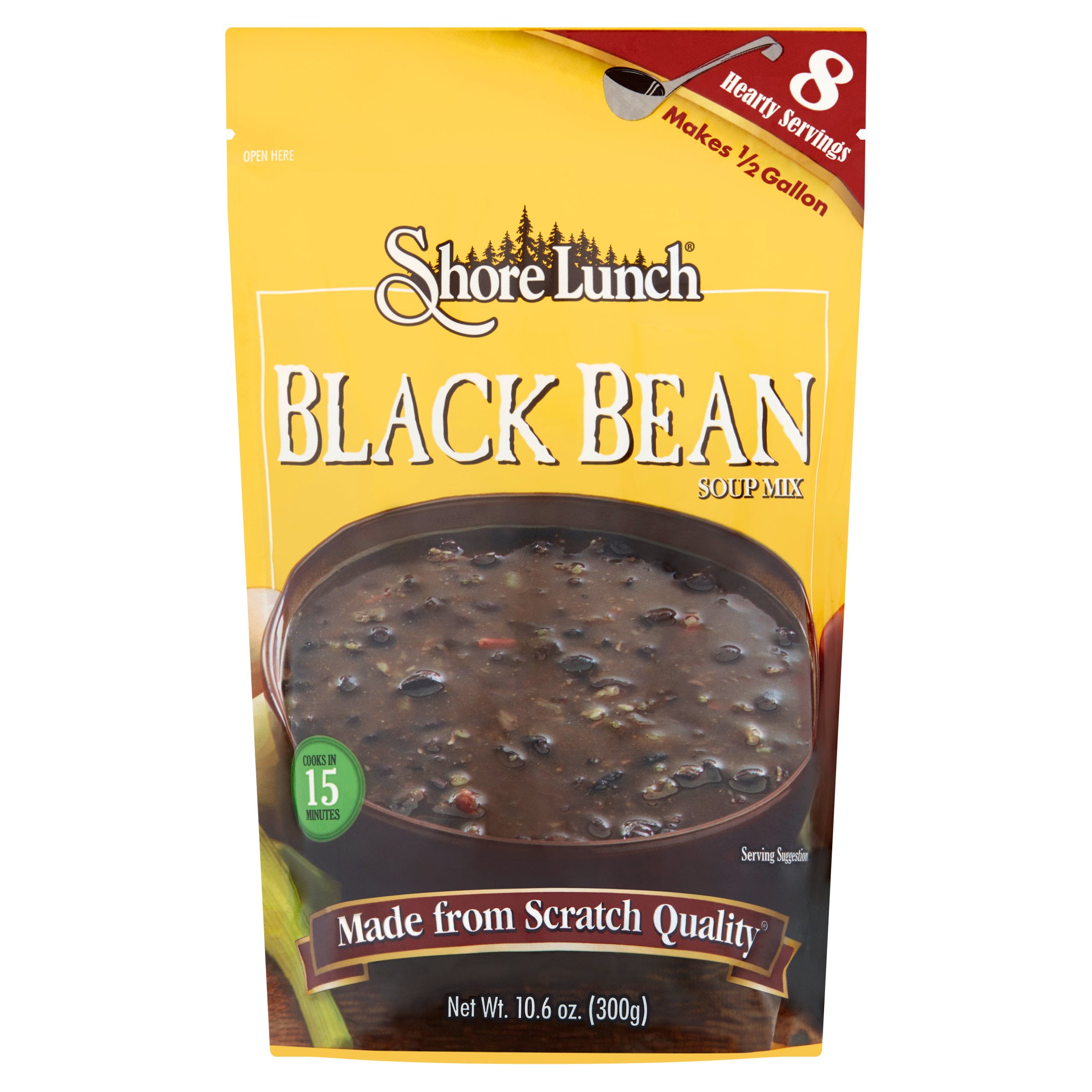 Shore Lunch Black Bean Soup Mix, 10.6 oz