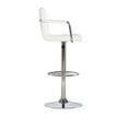 thumbnail image 4 of Maggie Quilted Barstool, White, 4 of 9