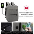 thumbnail image 2 of 3-Piece Travel Bag Set (Backpack, Sling Bag, Handbag) - Black Oxford Material, Wear-Resistant, Large Capacity with Multiple Pockets, Adjustable Straps, USB Charging Port, Ergonomic Design for Outdoor, 2 of 6