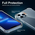 thumbnail image 3 of Entronix Clear Case Compatible with iPhone 13 Pro Max, Shockproof Slim Transparent Hard Back Cover, 3 of 6