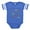 Royal Blue, variant on - Blah Blah_Tr - Cute Infant Baby Football Bodysuit