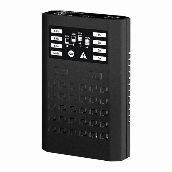 60W Battery Charger Lithium Battery Balance Charger 2-6S Support Lipo LiHv LiFe NiMh for RC Car FPV Racing Drone