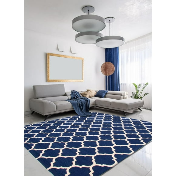 Tapis ECARPETGALLERY Timeless Bleu 7'7" x 9'4"