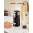 thumbnail image 4 of DREO Milk Frother, 8-in-1 Electric Stainless Steel Frother for Latte Art Microfoam and Coffee, 9oz/270ml Warm and Cold Foam Automatic Frothers, LED,, 4 of 9