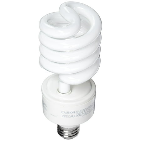 TCP PRO 19032 CFL 3-Way SpringLamp - 40w/75w/150w Equivalent Wattage (14w/19w/32wActual Watts) Soft White Oversized Light (Best Cfl Wattage For Growing Weed)