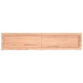 thumbnail image 4 of vidaXL Wall Shelf Light Brown 15.7"x23.6"x0.8" Treated Solid Wood Oak, 4 of 10