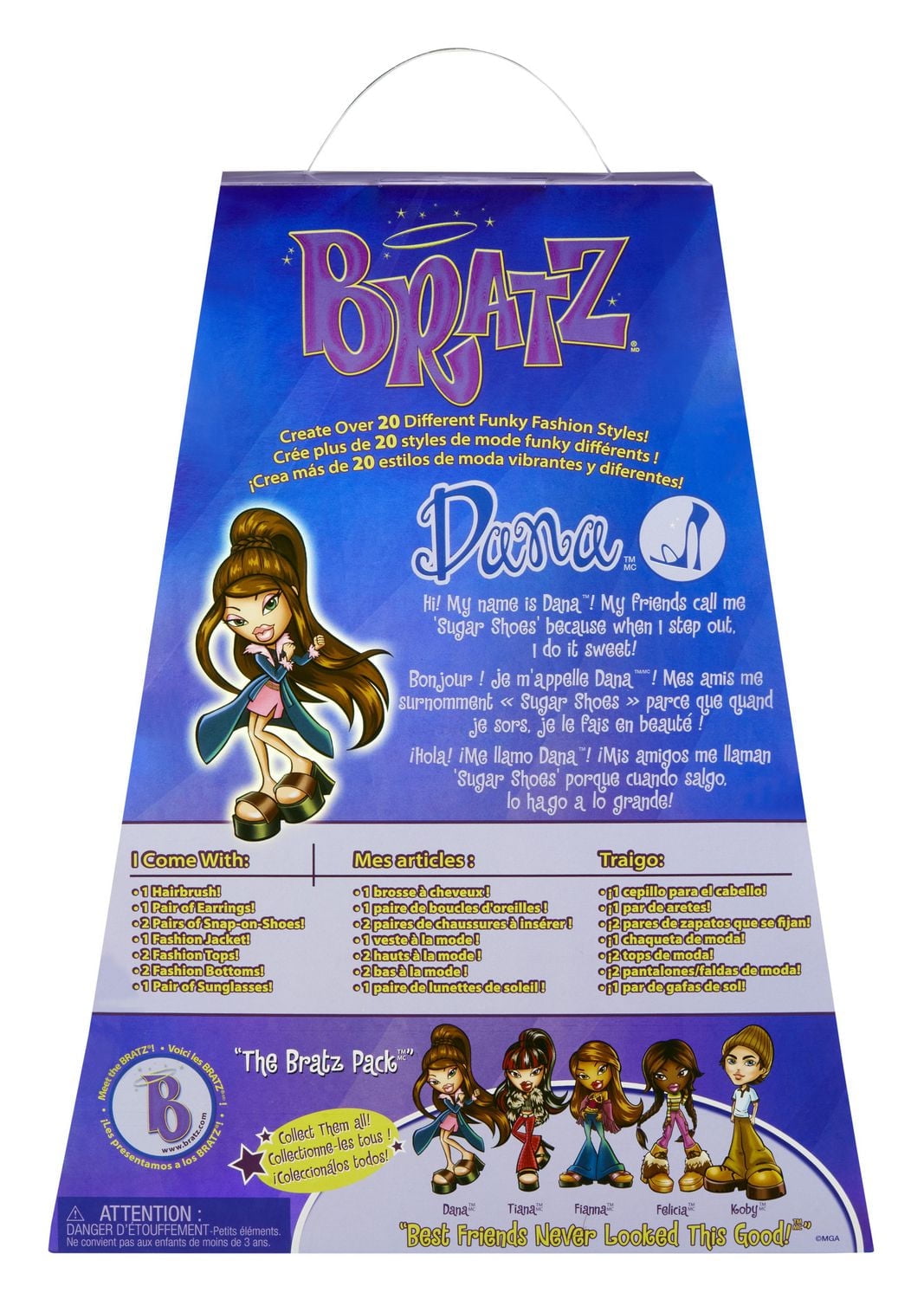Poupée-mannequin BratzMD originale DanaMC de la série 3