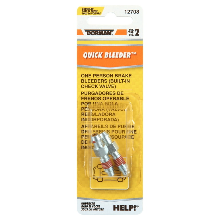 Dorman 12708 Brake Bleeder Screw for Specific Models, Brass