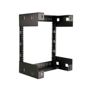 8u Open Frame Wall Mount Equipment Rack 12in Deep