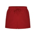 thumbnail image 3 of WMTBSRSW Girls Casual Bermuda Shorts 3-13 Years Kids Knee Length High Waisted Summer Shorts Comfy Drawstring Short Pants with Pockets, 3 of 5