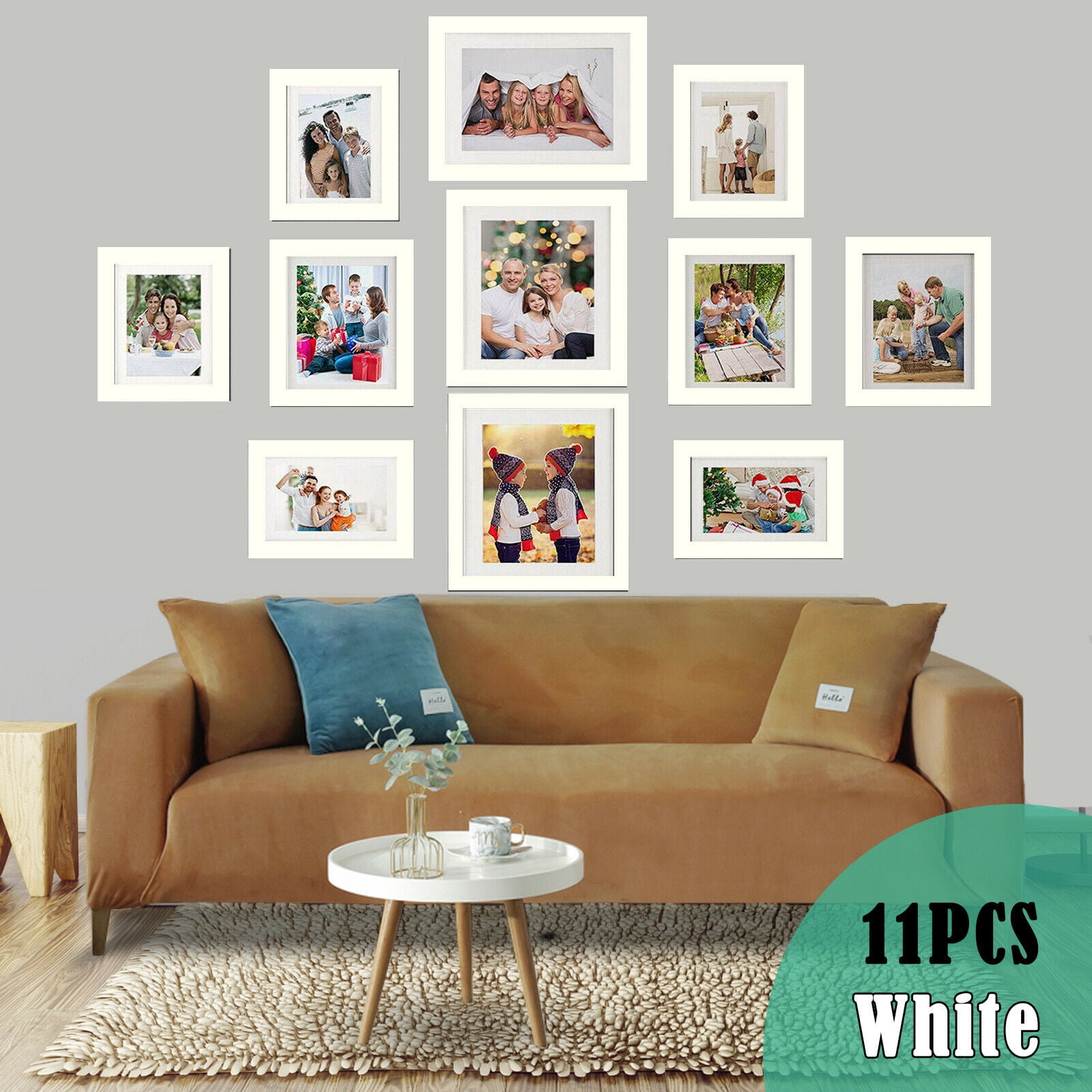 Collage Mat Board for 2-4”x6” Picture The Display Guys~ 4 Sets 8x10 inch White Solid Pine Wood Photo Frame With White Core Mat Boards for 5”x7” Picture White Luxury Made Affordable jpi display Real Glass