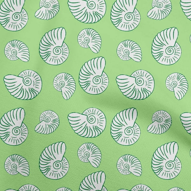 oneOone Silk Tabby Mint Green Fabric Nautical Craft Projects Decor Fabric Printed By The Yard 42 Inch Wide